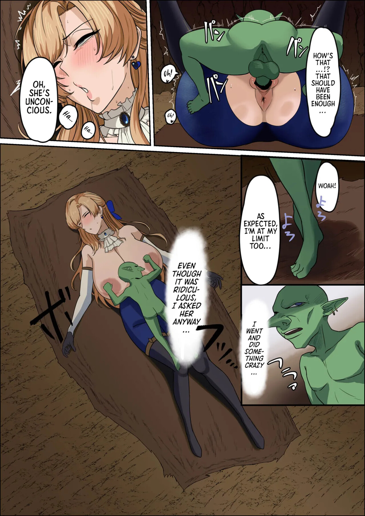 Hentai Manga Comic-Huge Breasted Female Knight: Teaming up with a weakling monster!? What kind of joke is this?-Read-53